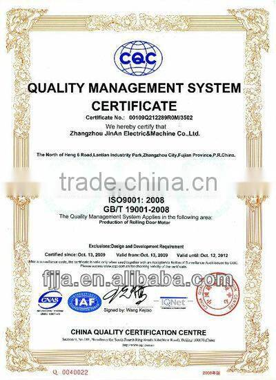 Copper wiring automatic rolling door motor (500kg-3P)