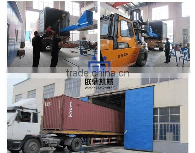 New design pvc pipe / plastic / rubber / tyre cutting shredder machine