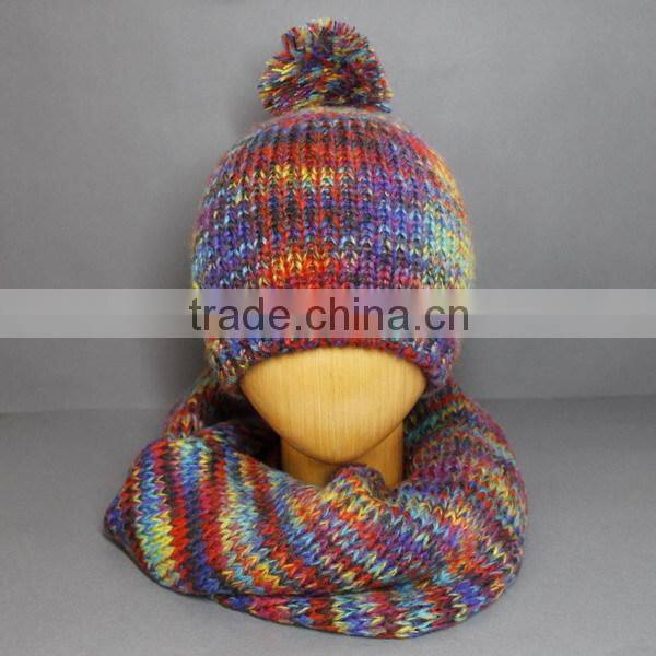 WHOLESALE KNIT HAT AND SCARF SETS