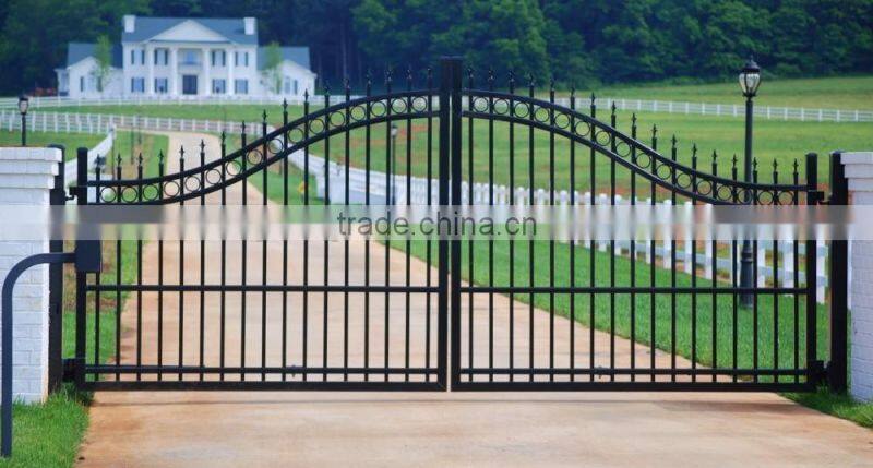 Modern Garden Decoration Power Coated Aluminum Villa Garden Main Gate Design