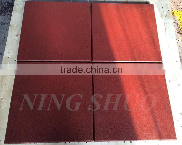 Trade assurance outdoor sports rubber floor tiles, rubber tiles paving