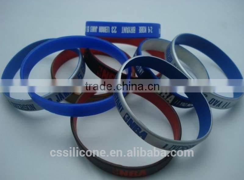 2014 newest high quality oem silicone bracelet fashion promotion gift UV sensitive cheap silicon bracelet