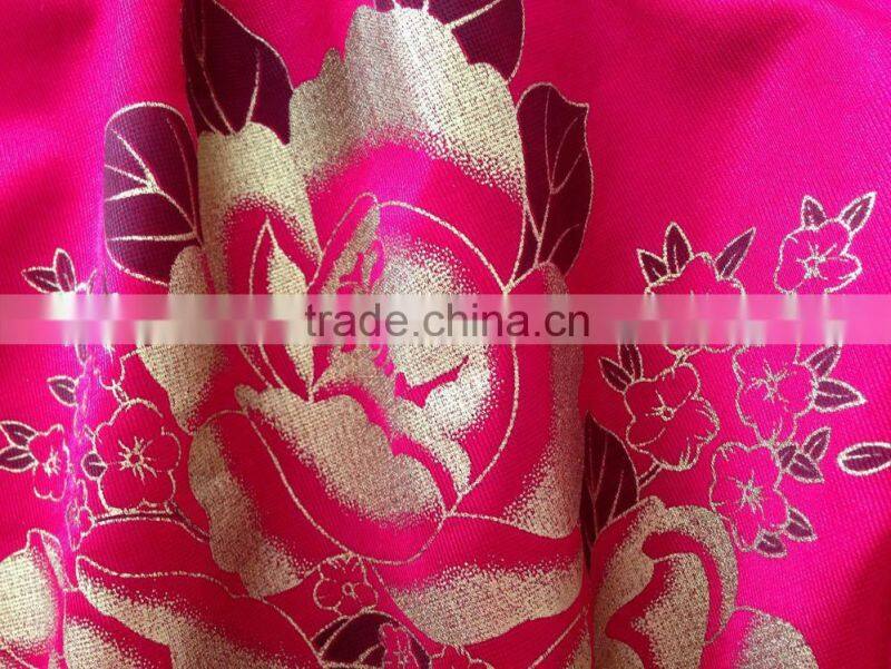 polyester warp knitted tricot printed fabric mattress fabric