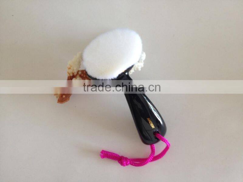resin handle facial cleaning brush,new design soft hair makeup tool