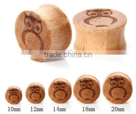 Plug Tunnel Jewelry Wholesale Brass Plug Wooden Ear Plug