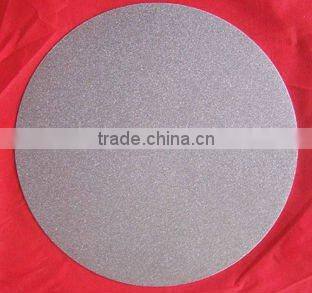 Electroplated diamond abrasive discs for crystal glass