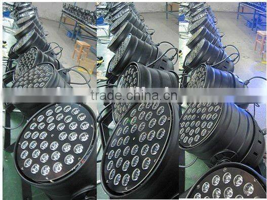 RGB led par 64 light 36x3w