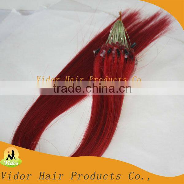 Hot selling Top Quality Indian Remy Mirco Ring Loop Hair Extension