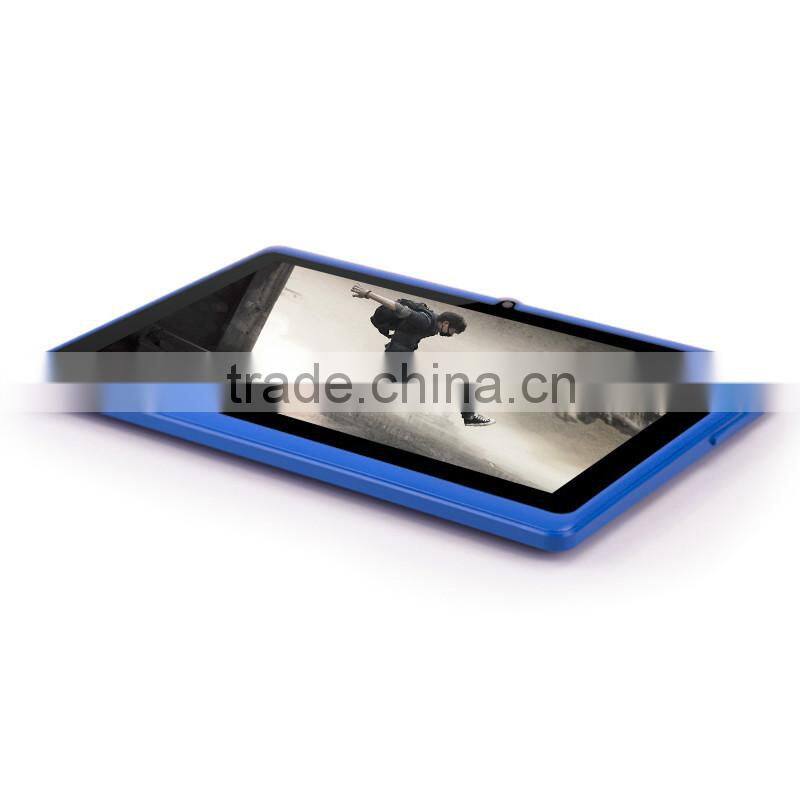 China manufacturer Q8 tablet pc with front and back camera, quad core 7inch tablets