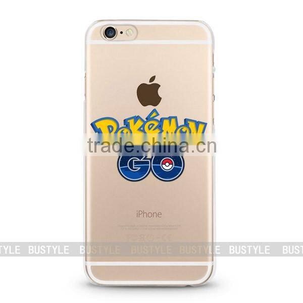 transparent pokemon go phone case cover for i phone 6s pokemon for iphone 7 pokemon for samsung egS7 S5 S6 edge