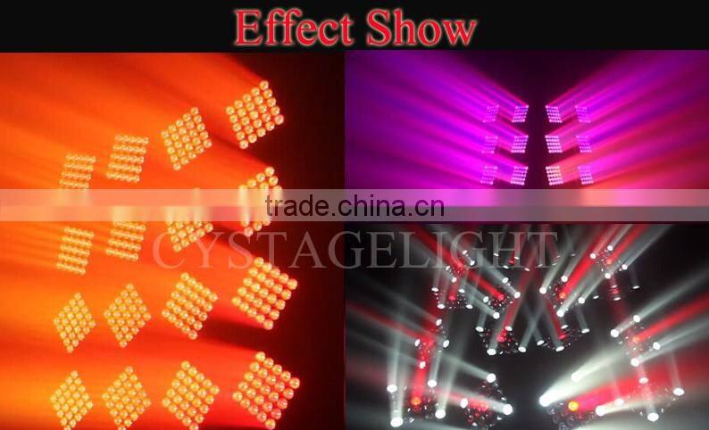 36X12.8W Quad RGBW 4 IN 1 Magic Matrix Pannel Moving Head
