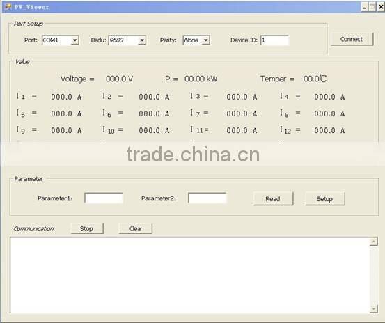 4 strings PV Array outdoor PV system Combiner Box