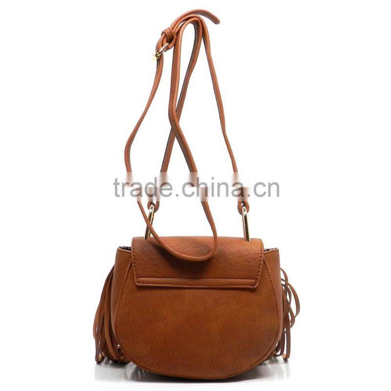 2016 new design fashion casual cross body bag /twist lock satchel