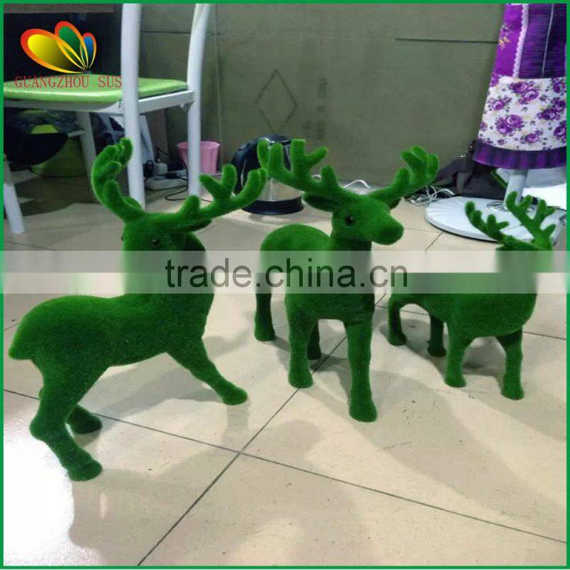 2015 Chinese cheap artificial topiary animal for garden decoration