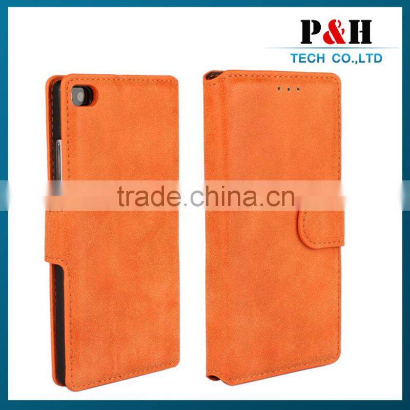High quality leather case for Huawei P7