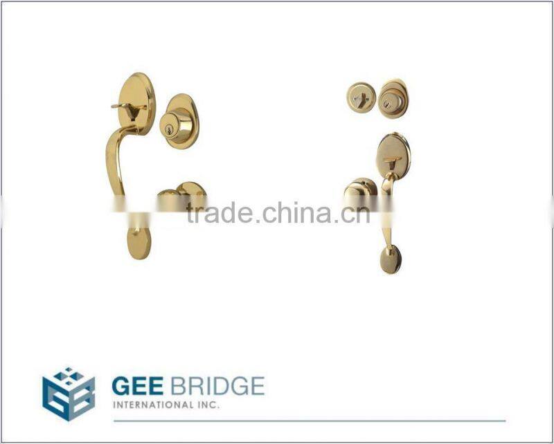 0110004 Die Cast Housing Security Door Rim Deadbolt Lock