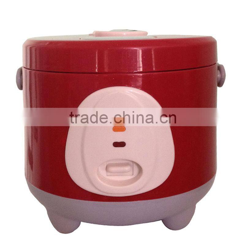 red housing mini portable U-shape Rice Cooker