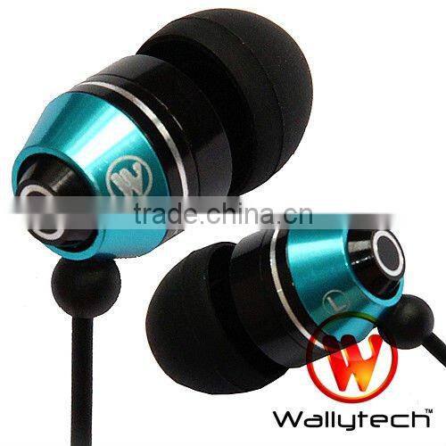 Wallytech 2013 Metal Earphone with mic