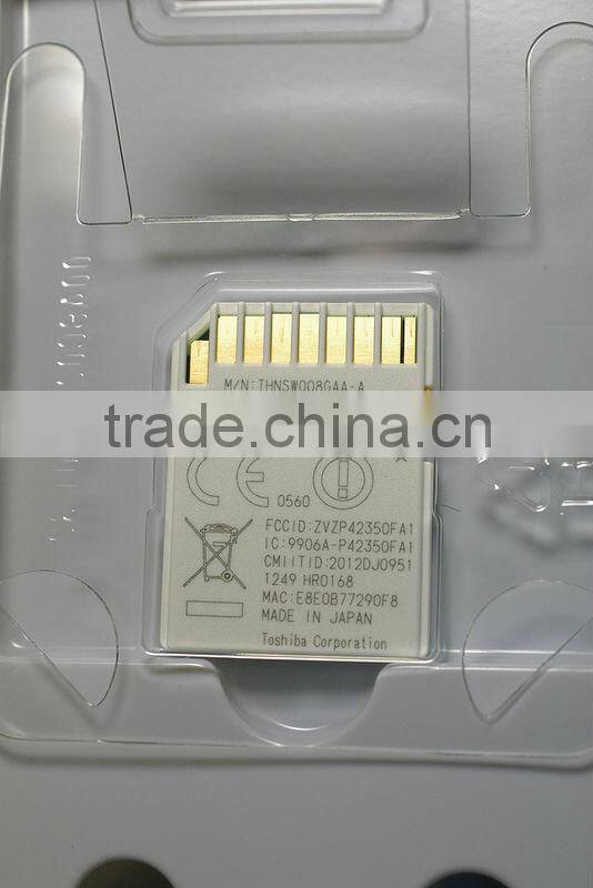 WiFi SD Card for Toshiba FlashAir 8GB Class 6 SD Card with Embedded Wireless LAN memory card flash air wholesales sd card