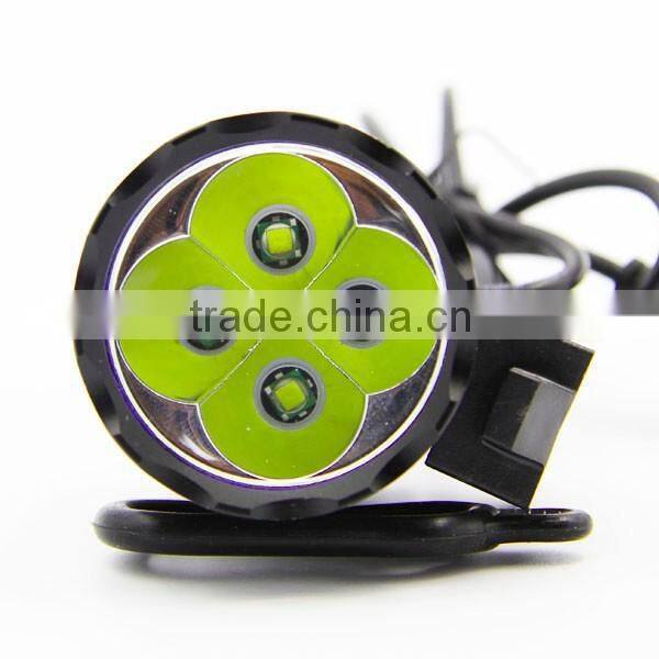YZL861 Aluminum 4*xml t6 led 1600LM bicycle light rechargeable bicycle front light