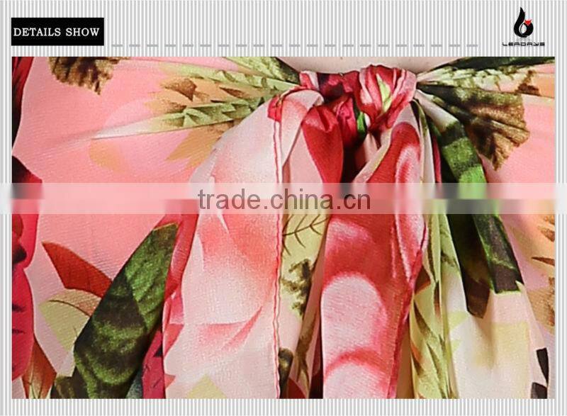 flower printed batik beach sarong
