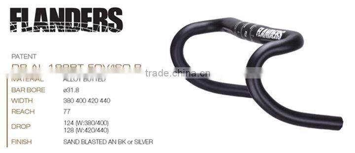 Newest Folding Bicycle Parts 31.8mm Aluminum Alloy Butted Road Handlebar