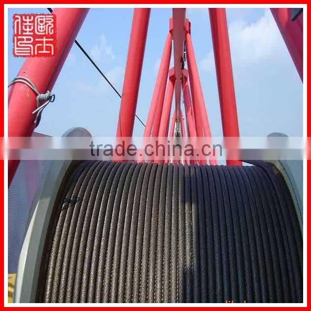 Wholesale black wire steel wire rope(manufacture)