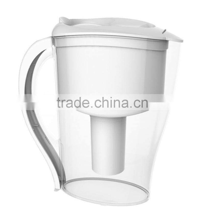 2.5L alkaline water filter pitcher, water ionizer pitcher with filter, BPA free