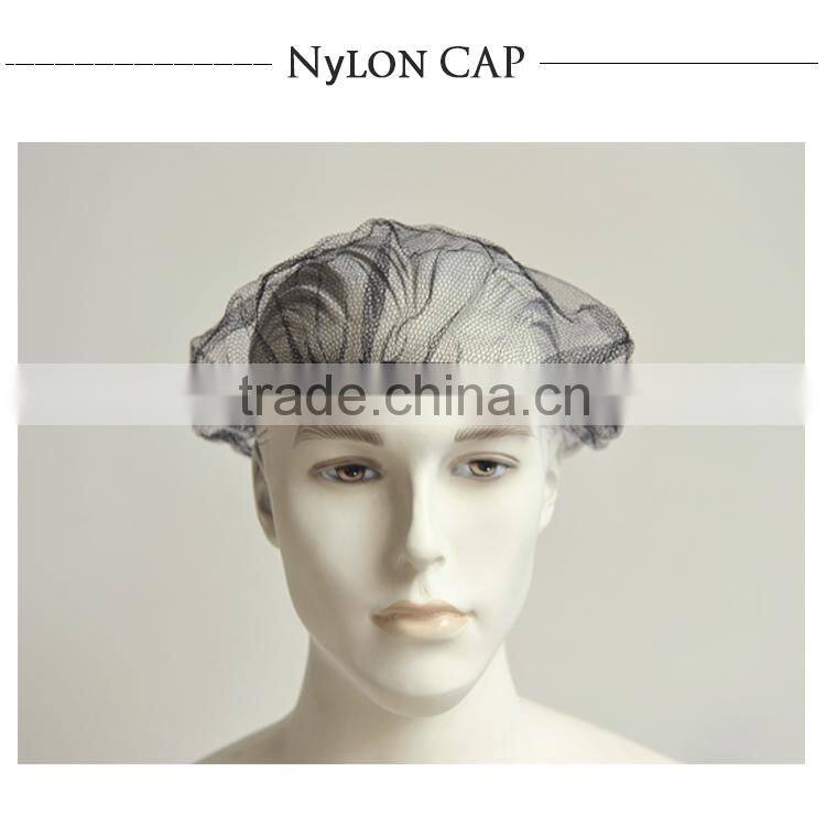Nylon hairnet /nylon cap/disposable nylon hat