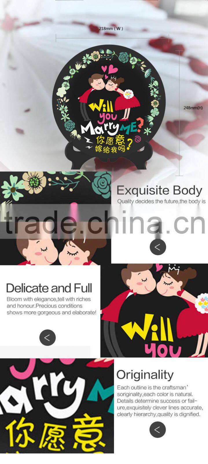 kissing couple lovers eliminate formaldehyde resin craftwork