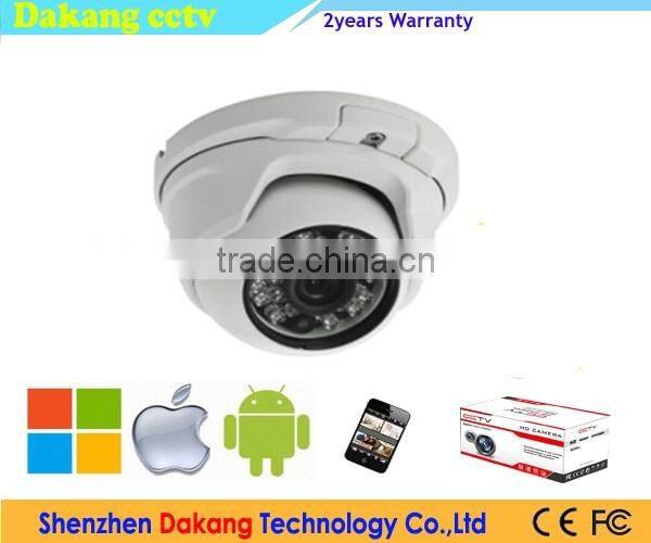 DAKANG CCTV 1MP 720 POE IR IP Dome camera,3.6MM/6MM/8mm fixed lens,OEM POE cctv camera