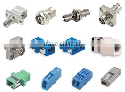 Fiber Optic Adapters SC LC ST MU FC MTRJ E2000 SMA Variable Fiber Optic Connectors For FTTH Network Lan Pon Catv