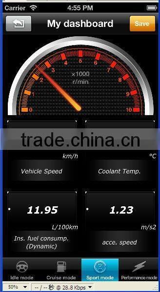 Car Doctor iOBD2 Automotive Diagnostic OBDII/EOBDII Code Reader communication with iPhone/iPad/iPod Touch by WiF