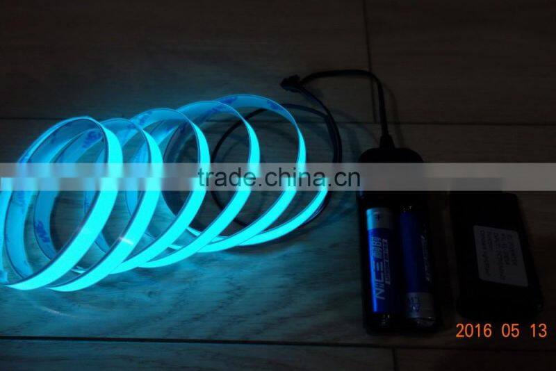 AC110V-240V Sound control Inverter lighting decoration Blue 1500mmX10mm EL tape