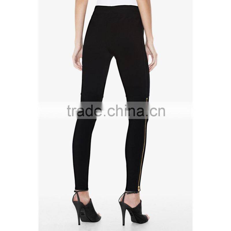 wholesale ODM/OEM dropship factory price black bandage pants slim high-end