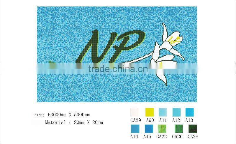 DIY hobby material opal golden star mosaic