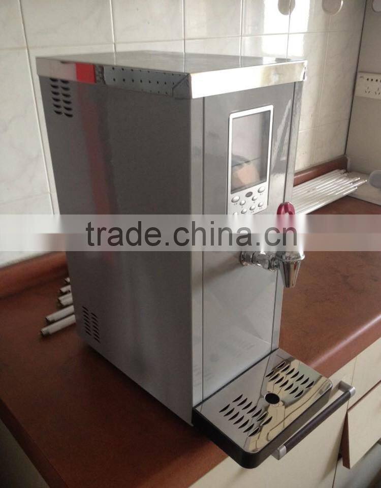 counter top drinking water boiler with hot water
