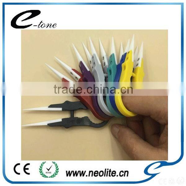 High Quality and Colorful ceramic e cig tweezer For RDA Atomizers