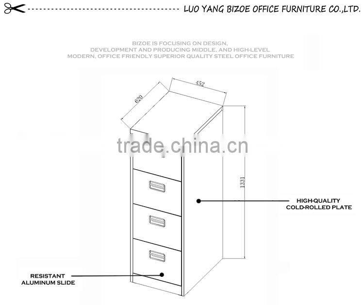 gold supplier foldable stylish filing cabinets