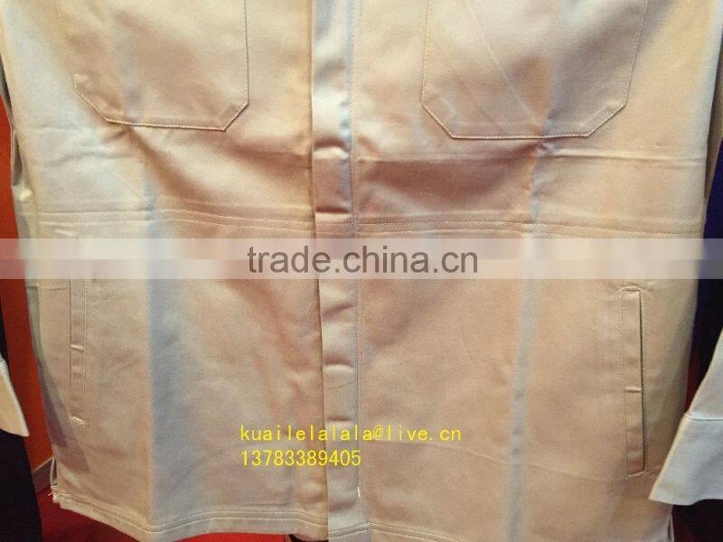 cotton jacket for welding workers,industrial working coat with logo