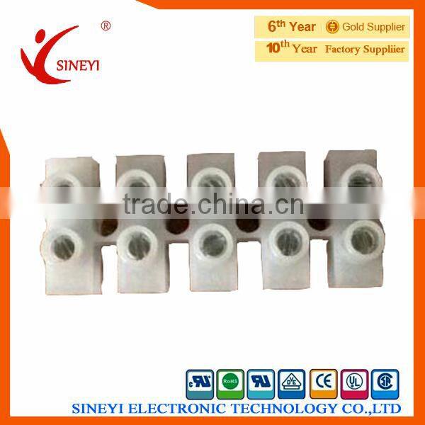 SY-080 with strip 4P white no flammable terminal block