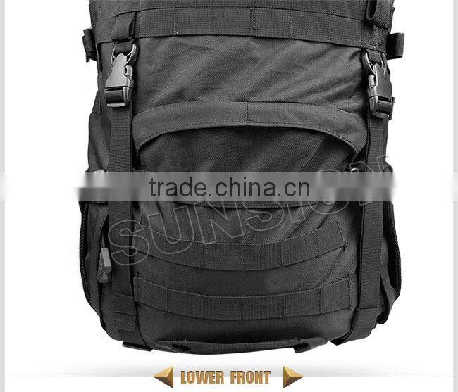 1000D waterproof nylon Large Capacity Load Bearing Backpack with ISO SGS