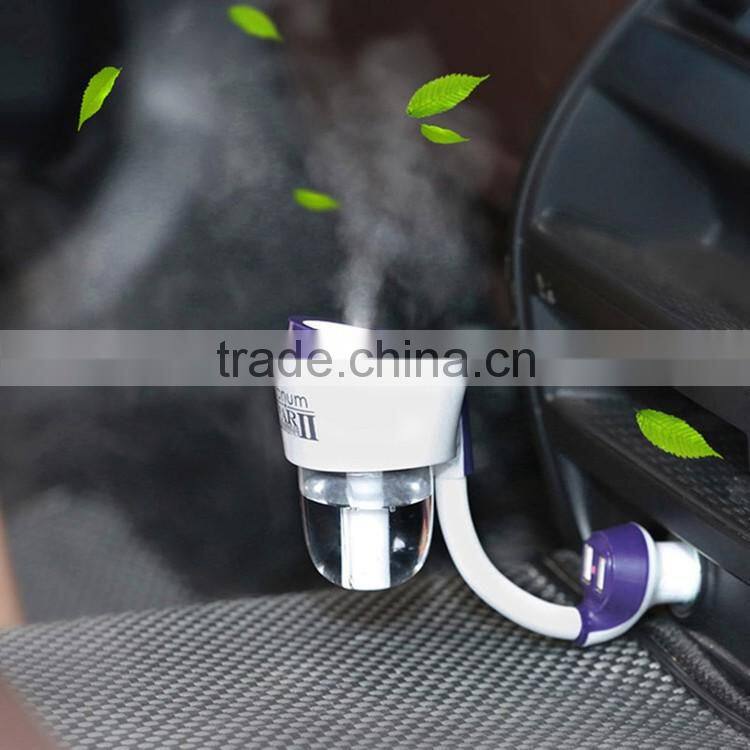 Latest second generation car aroma humidifier cool ultrasonic nanum car air diffuser
