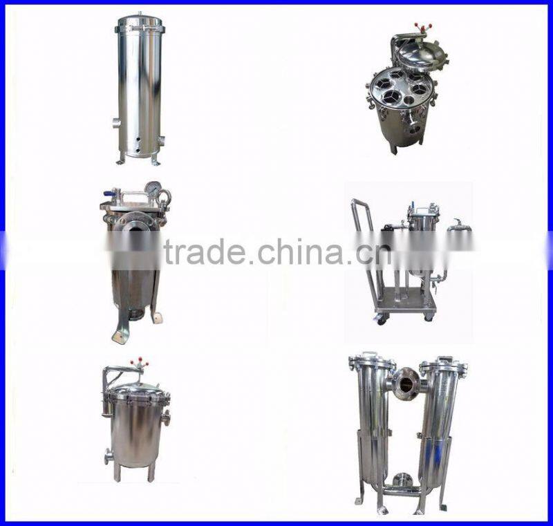 Industrial used side inlet ss 316 cartridge filter housing