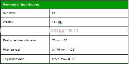 Printing & Encoding Excellent performance Printable NFC RFID Tag RFID Label NFC inlay