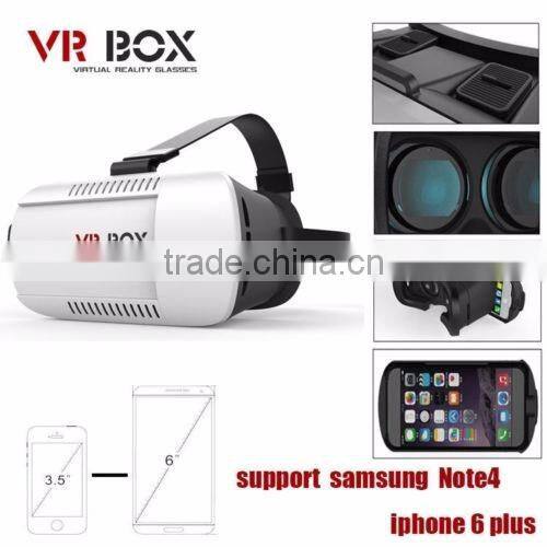 VR BOX Virtual reality headset 3D Glasses VR Google Cardboard Glasses For iPhone For Samsung 3D Video Glasses+Game Controller