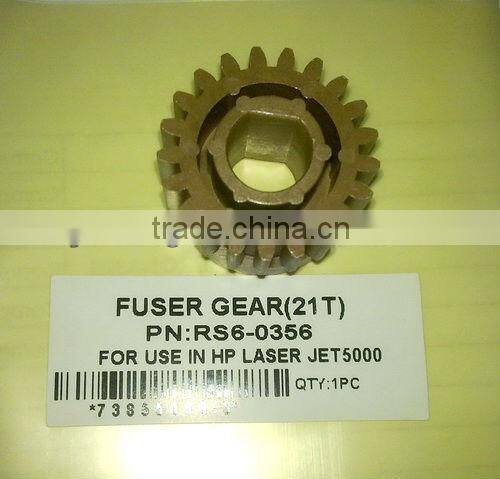 Fuser gear for using in laser jet 5000 pn:RS6-0356 21T grade A