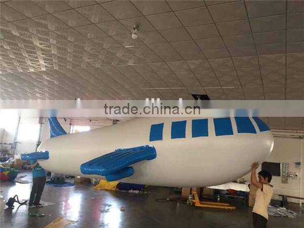 hot sale custom giant inflatable airship / giant inflatable blimp with printed logo/airship balloon for advertising