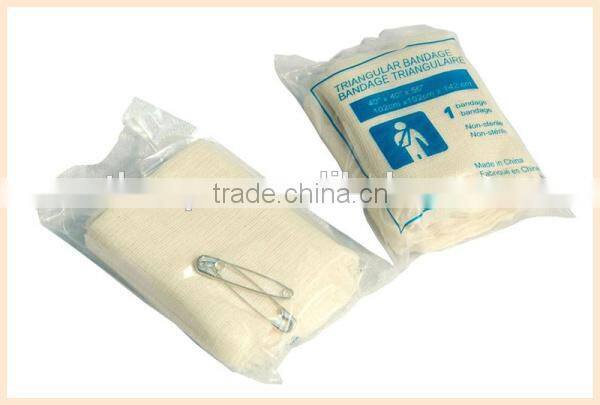 100% cotton bleached triangular bandages