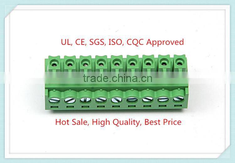 High Quality 5.08 Male Terminal Block with UL, CE, ISO, SGS,CQC Approved